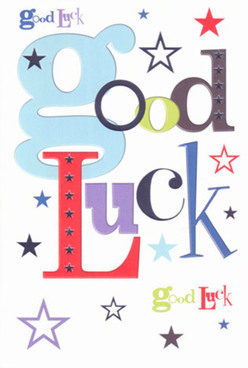 Radiating a spirited charm, this Kingsbury good luck card is a designer's delight, each letter crafted with thoughtful intent and a nod to the creative spirit of our vibrant suburb. The large, gentle baby-blue 'g' ushers in a mood of playful optimism, while rich reds, soft greens, and royal purples offer depth and warmth-colours seen on the vibrant market stalls and gardens that line Church Lane. Star motifs, ranging from deep ink to airy lavender, scatter freely across the smooth white surface, mirroring fireworks above Kingsbury Circle on a celebratory night. The harmonious blend of energetic fonts and cheerful colours delivers not just a message but a feeling: anticipation, hope, and boundless encouragement. The card's smooth finish and crisp edges invite a glance and a gentle touch-a tangible reminder of support before an exam at Roe Green School or a new start on Kingsbury Road. As with an artfully tied bouquet from Florist Kingsbury, this card is an uplifting keepsake, capturing a local sense of togetherness and genuine belief in every new beginning.